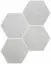 DURSTONE SIX Saona Керамогранит Blanco 23x27 глазурованный матовый