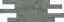 Italon Керамический гранит Genesis Декор Grey Brick 3D 28x78 натуральный