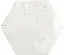 White Hex Glossy