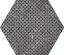 Hexagon Melange Black (6 Вариантов Паттерна)