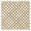 Travertino Alabastrino Diagonal Mosaic