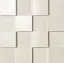 Champagne Mosaico 3D Рельефная, Для Стен