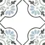 HARMONY TANGER BLUE PETALS 12.3х12.3 Q-39