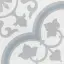 HARMONY HAVANA SILVER ORNATE 22.3х22.3x0.9 Q-6