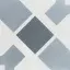 HARMONY HAVANA WHITE CROSS 22.3х22.3x0.9 Q-6