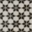 Декор Фреджио 4 черно-белый ZZ|20x20