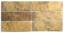 Плитка керамическая настенная 24473 ARTISAN Gold 6,5х20 см ( коробка 38 шт)