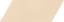 Плитка керамическая напольная 23204 CHEVRON Crema Mate LEFT 9х20,5 см