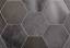 Плитка керамическая напольная 24954 HERITAGE HEXÁGONO Carbon 17,5х20 см