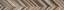 Гранит керамический 58611N JUST COLOR DECORI CHEVRON MIX Warm 20x120 см