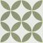 Гранит керамический 37798 MAYARI GREEN PETALS LT 22,3х22,3 см