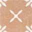 Гранит керамический PANGEA CLAY FLOWER LT 22,3х22,3 см