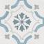 Гранит керамический 36158 SIROCCO BLUE ORNATE 22,3х22,3х0,9 см