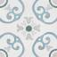 Гранит керамический 36517 SIROCCO BLUE DHALIA 22,3х22,3х0,9 см