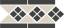 Бордюр керамический Border LISBON-1 with 1 strip Stand.(Tr.16, Dots 14, Strips 14) 28,1х15,1 см