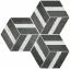Керамогранит Durstone Six Cementine Bari Black 23x27