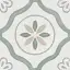 Керамогранит Peronda Sirocco Green Petals 9 36157 22.3x22.3