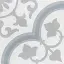 Керамогранит Peronda Havana Silver Ornate 9 37269 22.3x22.3