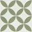 Керамогранит Peronda Mayari Green Petals LT 37798 22.3x22.3
